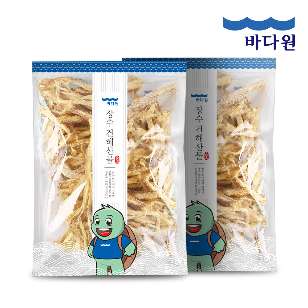 [m]바다원 황태채 200g+200g 지퍼백 - 상품 이미지