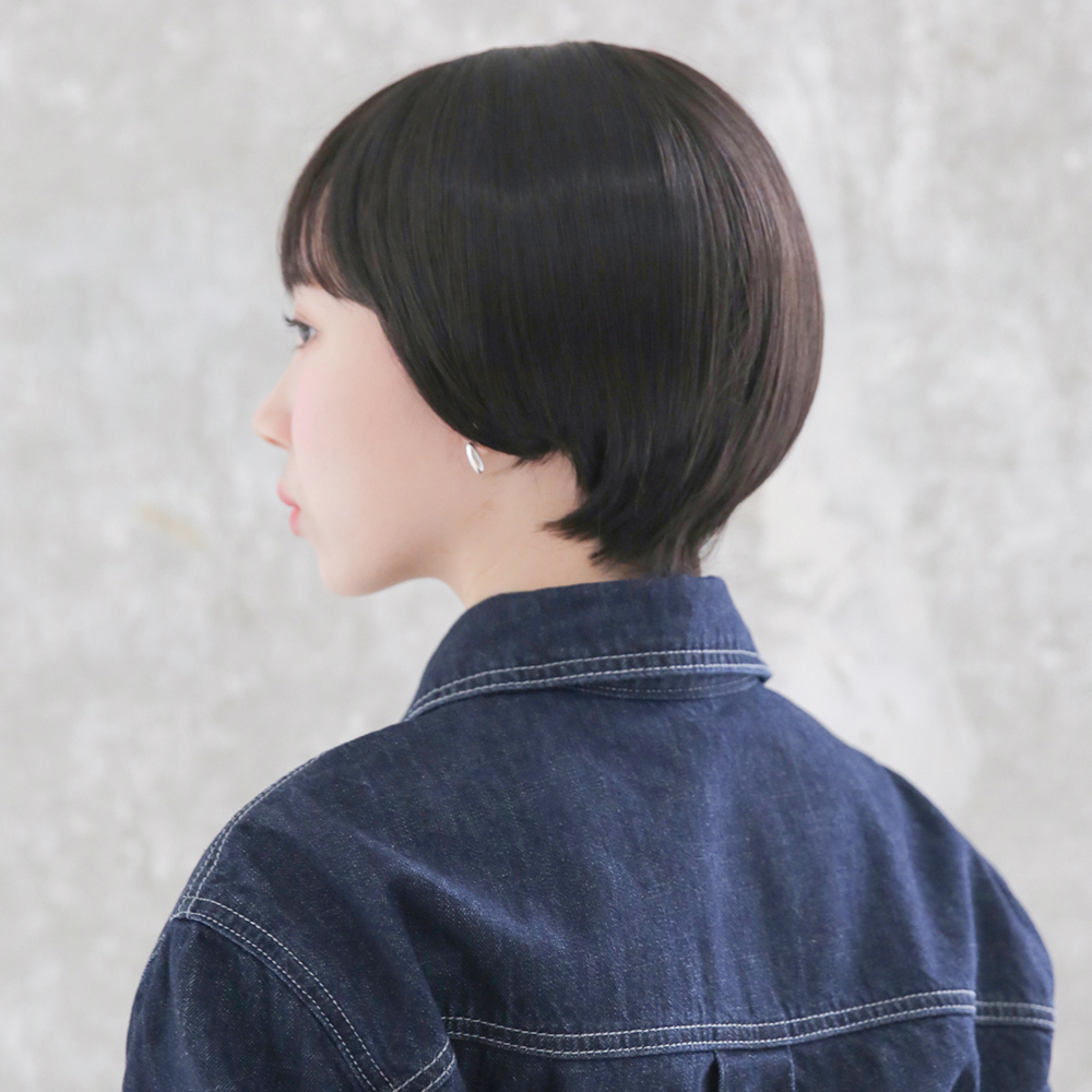 숏컷가발 보브컷 짧은머리 통가발 이미지 7