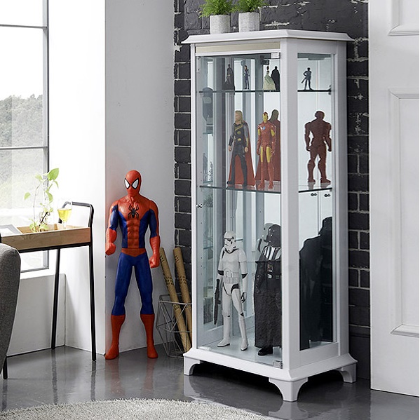 거실 유리장 인테리어장식장 술 와인 양주장식장 유리진열장