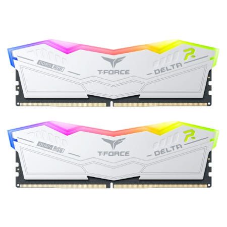 TeamGroup TeamGroup T-Force DDR5-5600 CL36 Delta RGB 화이트 패키지 서린 (64GB(32Gx2))
