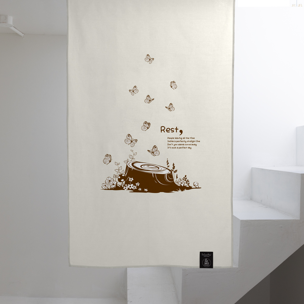 원세븐나인 도어커튼 휴식, M (85cm X 140cm) - 상세 이미지 4