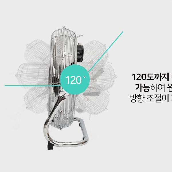 빈티지 캠핑써큘레이터 레트로 사무실 야외용선풍기 앉은뱅이 메탈선풍기 - 상세 이미지 4
