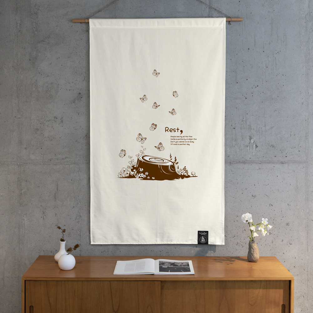 원세븐나인 도어커튼 휴식, M (85cm X 140cm) - 상세 이미지 5