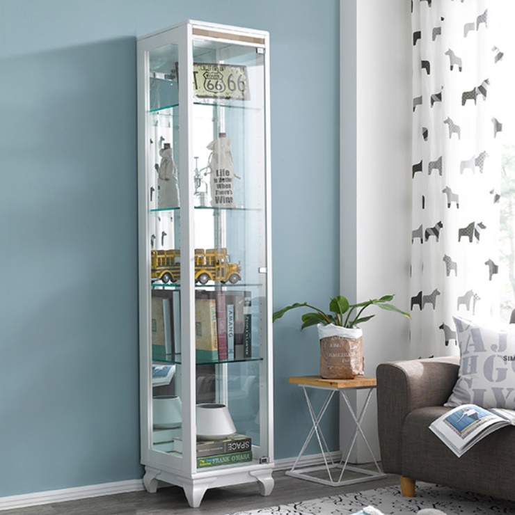 슬림 장식장 인테리어 장식장 술 양주 장식장 유리장 유리진열장
