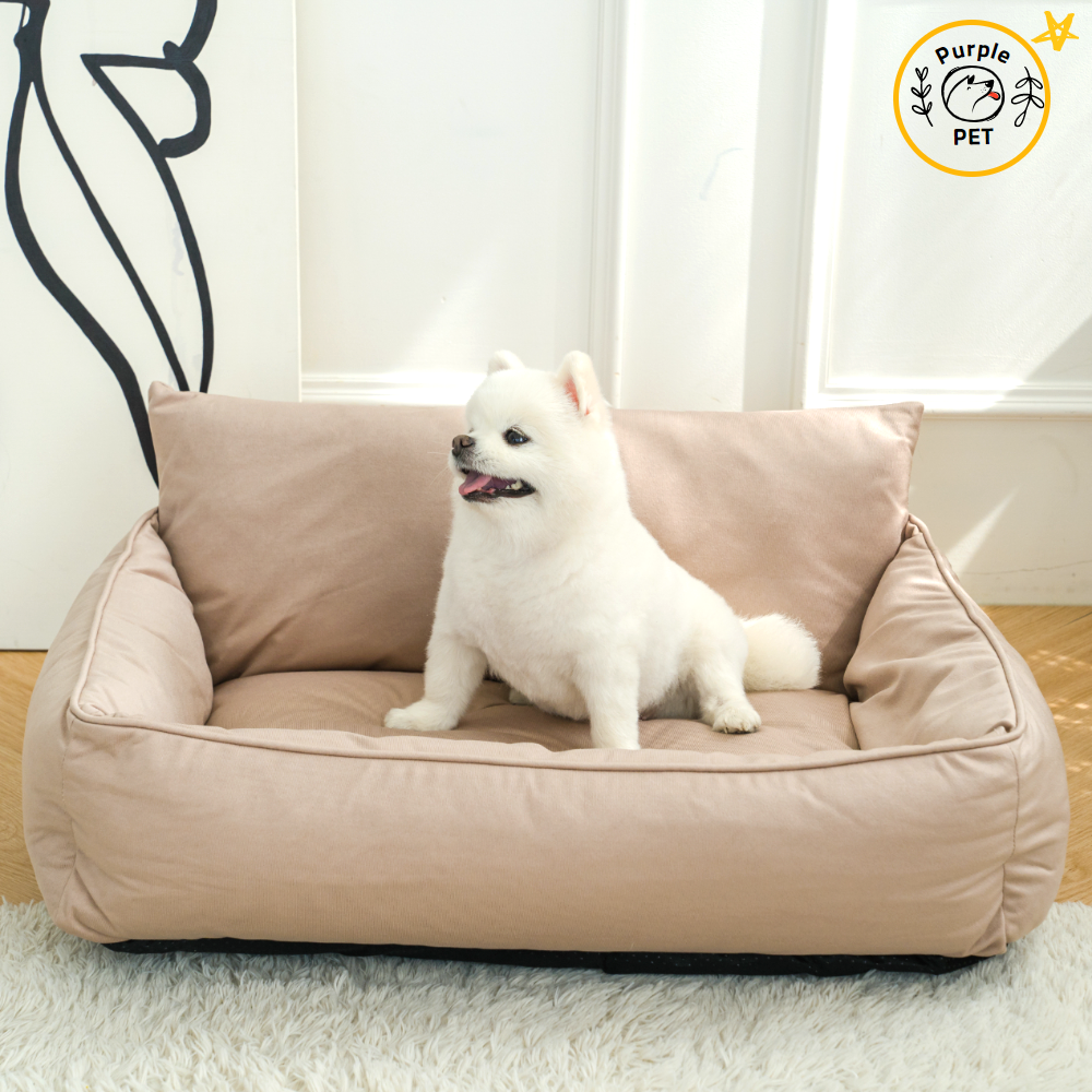 퍼플펫 고양이 방석 강아지 마약 방석 쿠션 애견 도넛 침대 커버분리 중형 - 상세 이미지 2