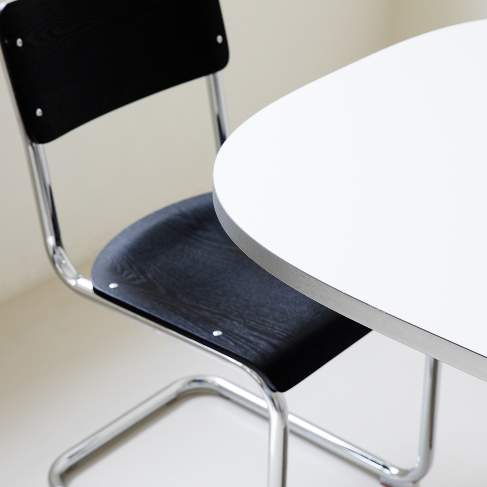 멜로스 원형테이블800 폭좁은 둥근 업소용 원룸 1인용 식탁