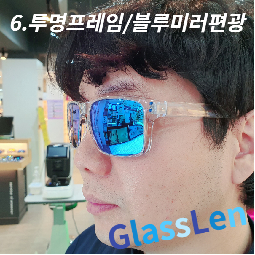 가벼운 골프선글라스 편광 미러 초경량 낚시 운전 러닝 스포츠 썬그라스 TSGL05 - 상세 이미지 3