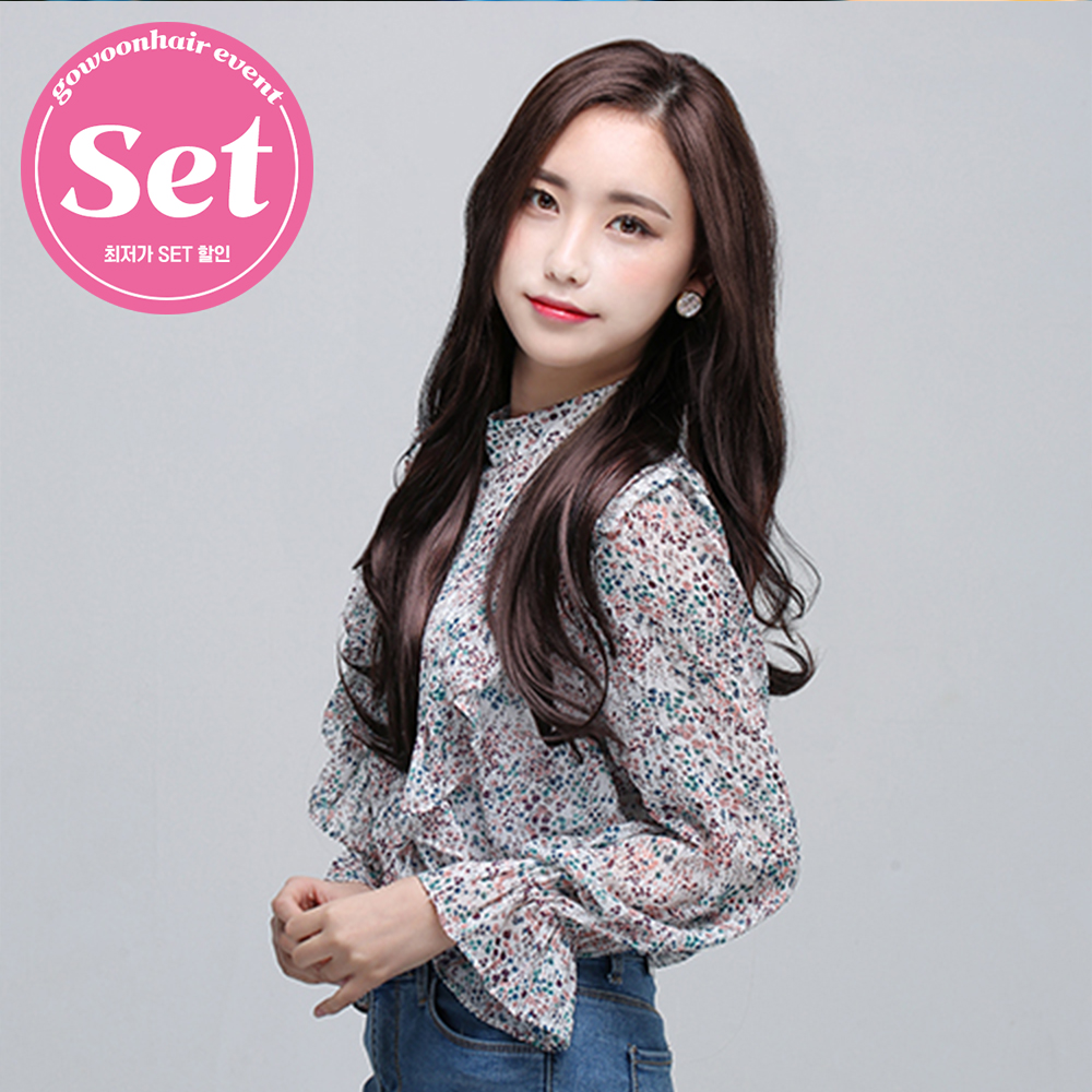 바디S컬 스타일피스 SET(4피스) 50cm 클립피스 스타일피스 붙임머리 - 상품 이미지