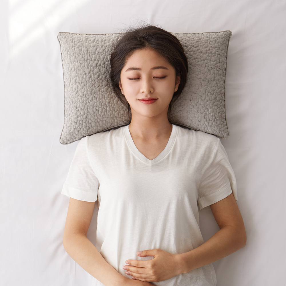 편백베개 편백나무경추베개 메밀 낮은 기본형-아이보리, 30x50cm