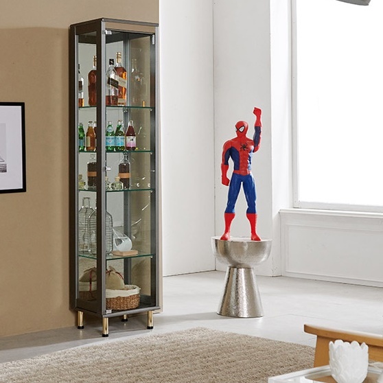 슬림장식장 술 양주진열장 유리장 유리진열장 인테리어장식장