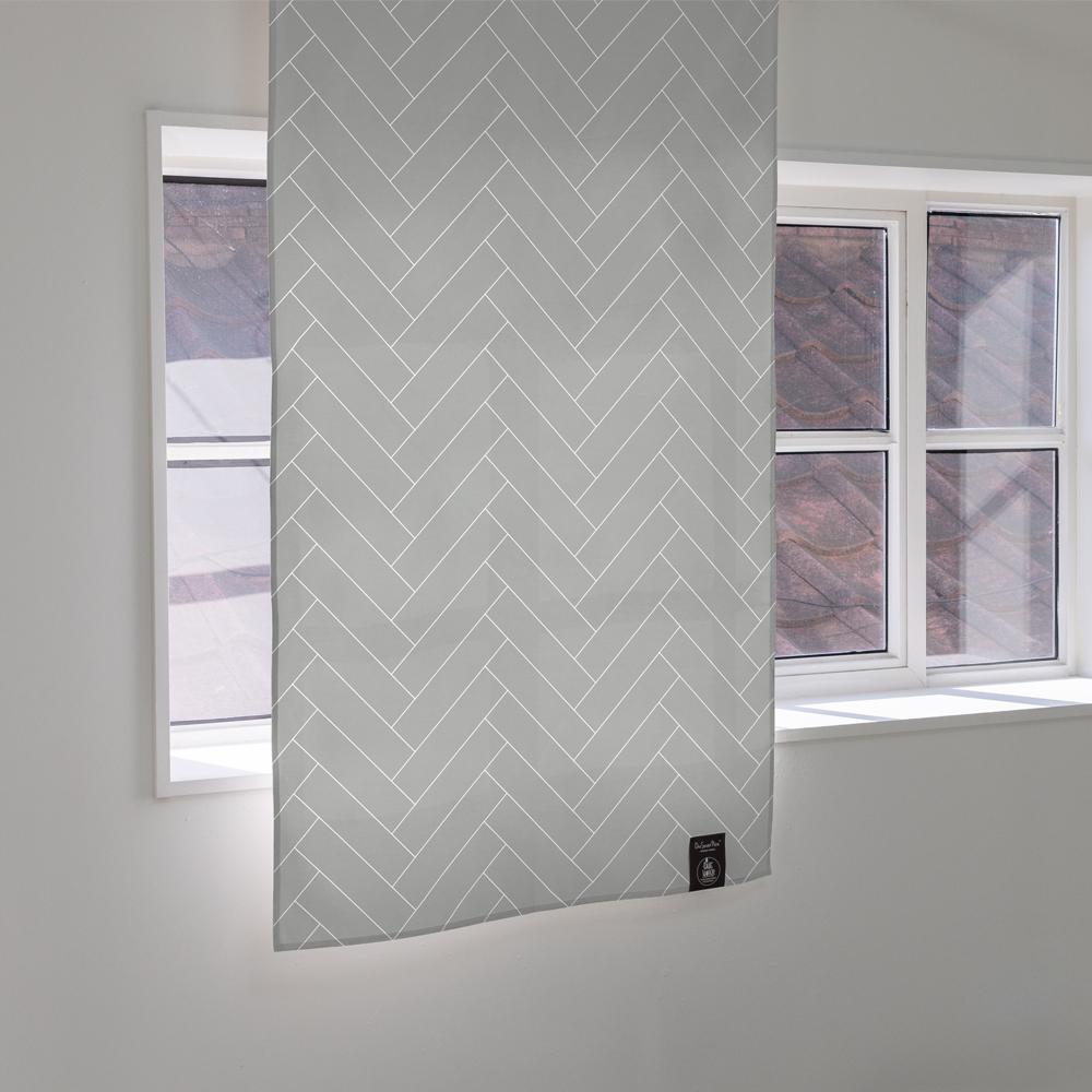 원세븐나인 도어커튼 헤링본 그레이 S 가림막커튼 가리개