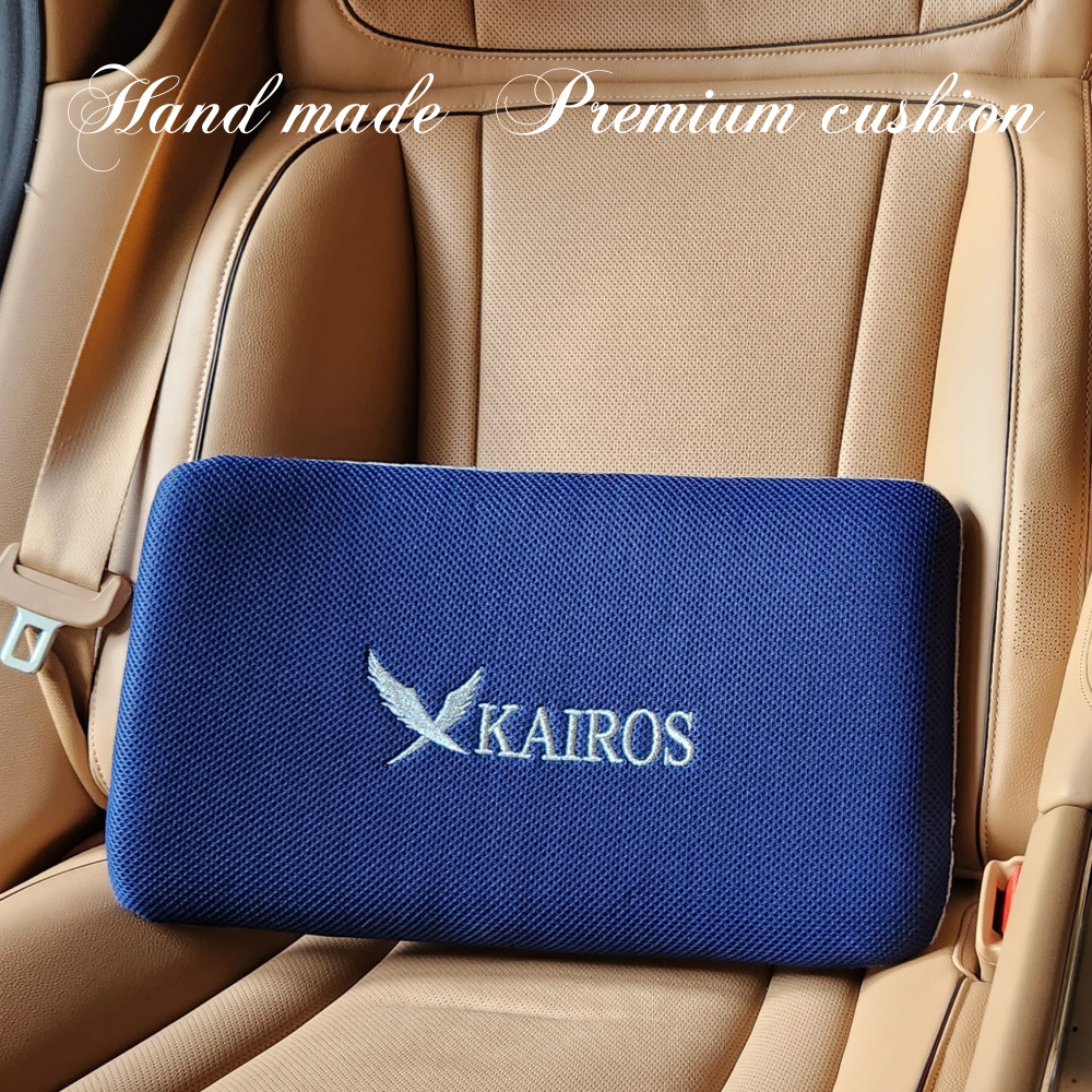 카이로스 차량 자동차 차 허리쿠션 운전석 허리디스크 요추 받침 등받이 쿠션 제품 이미지