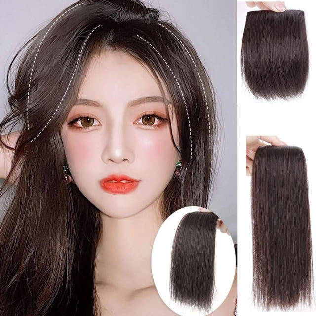 데일리 옆머리 볼륨 헤어가발 부분가발 똑딱이가발 가발피스