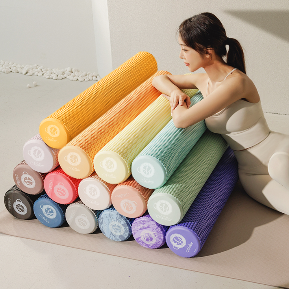 멜킨 폼롤러 EVA 91cm 필라테스 종아리 마사지 스트레칭 요가 홈트 원형