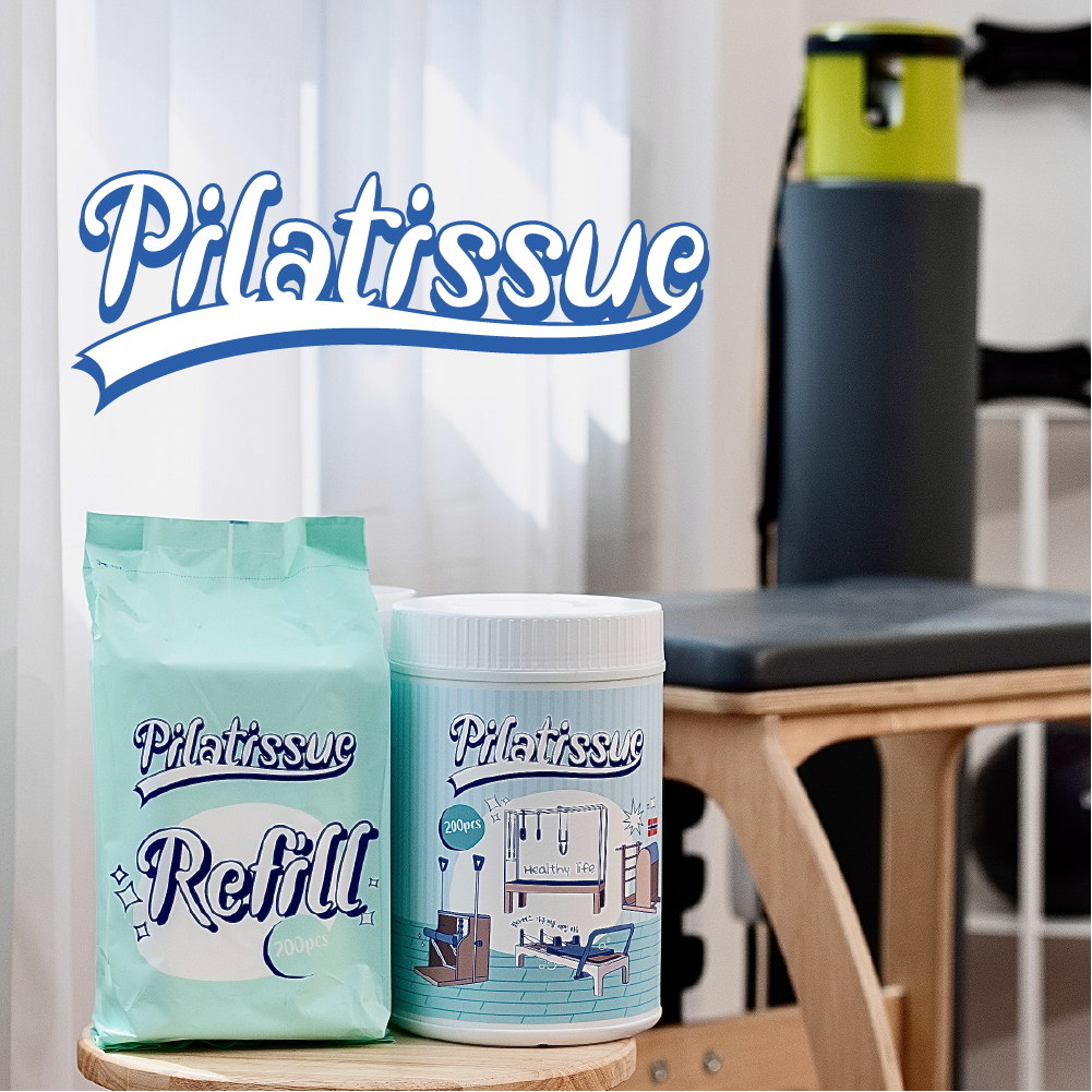 필라티슈 200매 필라테스 기구 전용 세정 물티슈