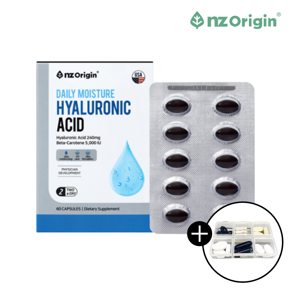 속건조 영양제 먹는 히알루론산 240mg 하이루론산 히알루산 60캡슐 - 상품 이미지