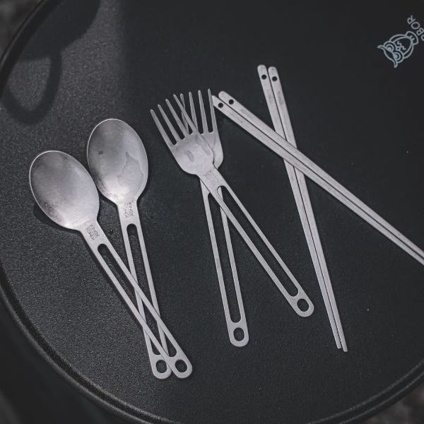 키녹스 캠핑 커트러리 3종 세트 STS316 이미지 4