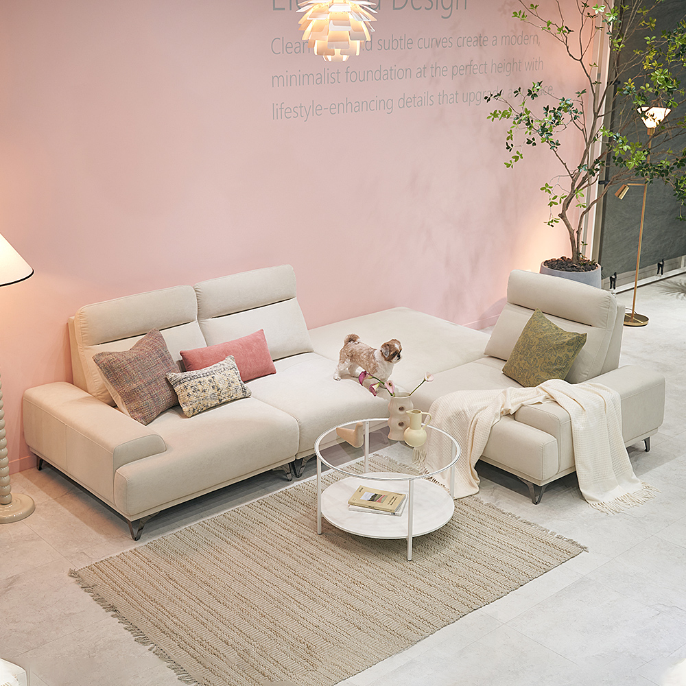 페다 베라 스윙 임팔라 패브릭소파 4인용+코너형특대스툴