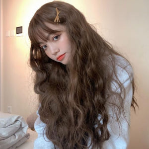 데일리 히피펌 통가발 웨이브통가발 롱웨이브 긴머리통가발
