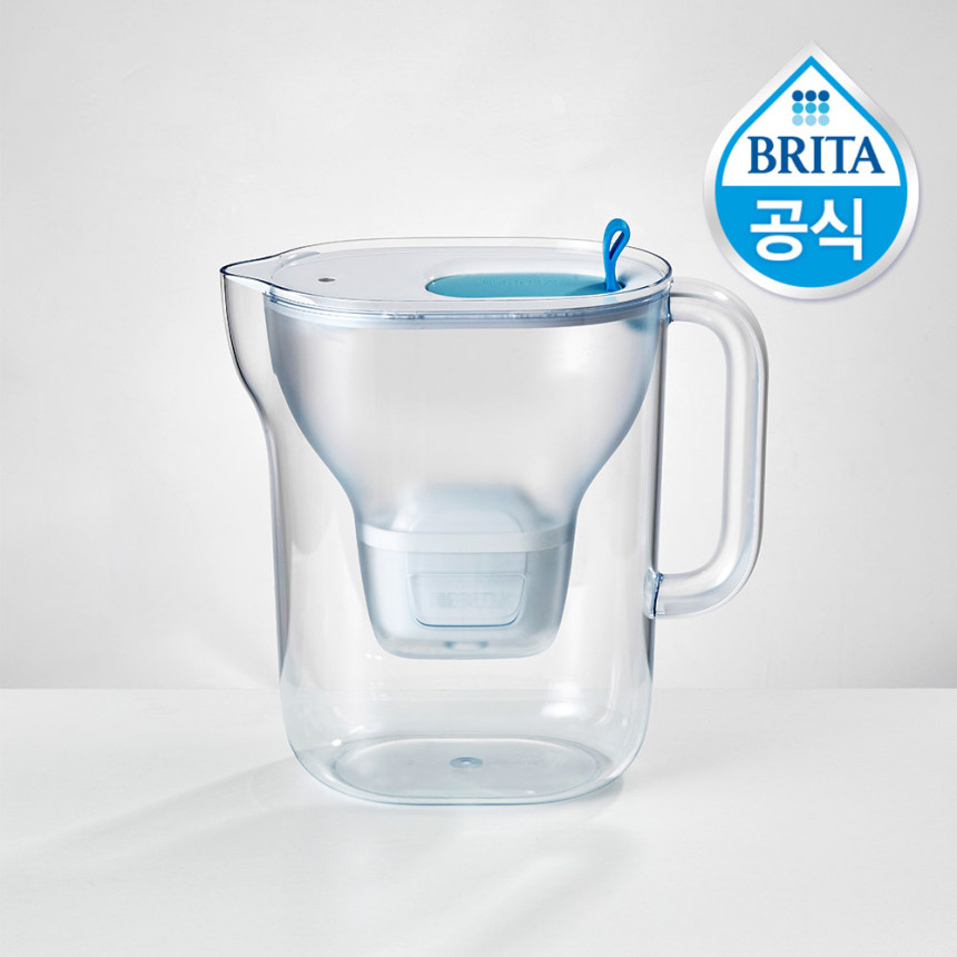 [N단독 브리타 스타일 XL 3.6L 블루+기본 1입+퓨어 8입+라임 6입+NPay 5%적립 사진 4