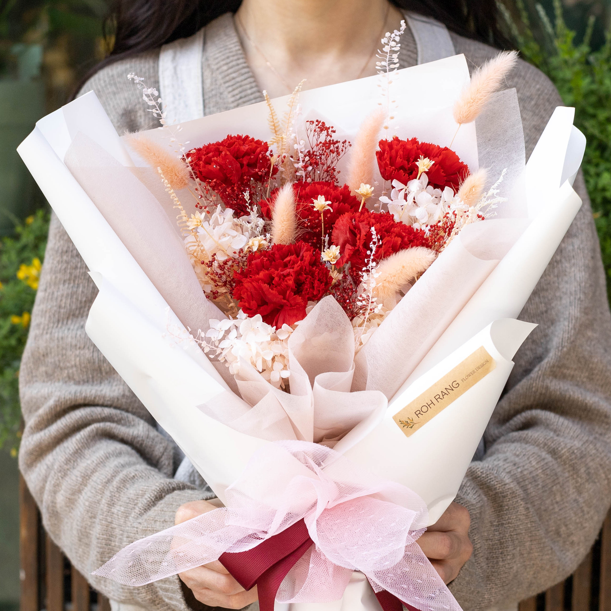 카네이션 꽃다발 특수처리 생화 꽃배달 어버이날 스승의날 그레이스1 - 상세 이미지 3