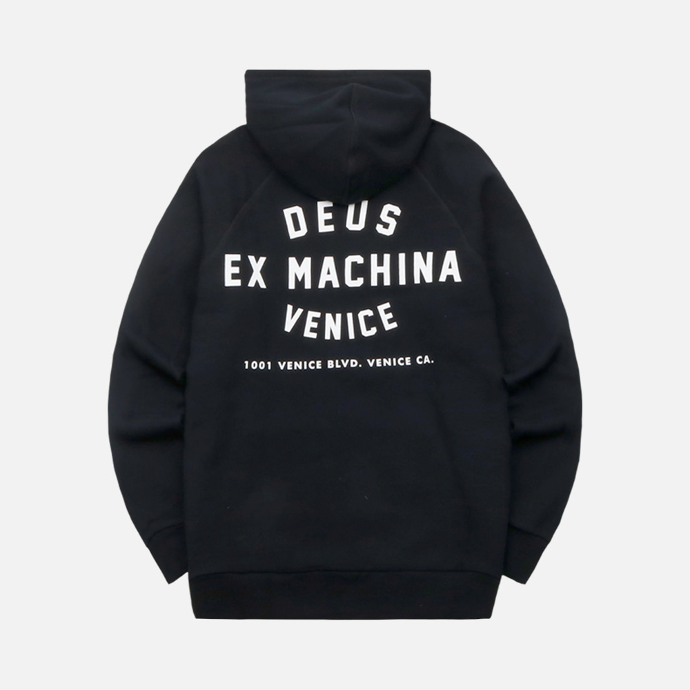 데우스 VENICE ADDRESS HOODIE 후드티 T_DMW48675C-BLK 이미지 3