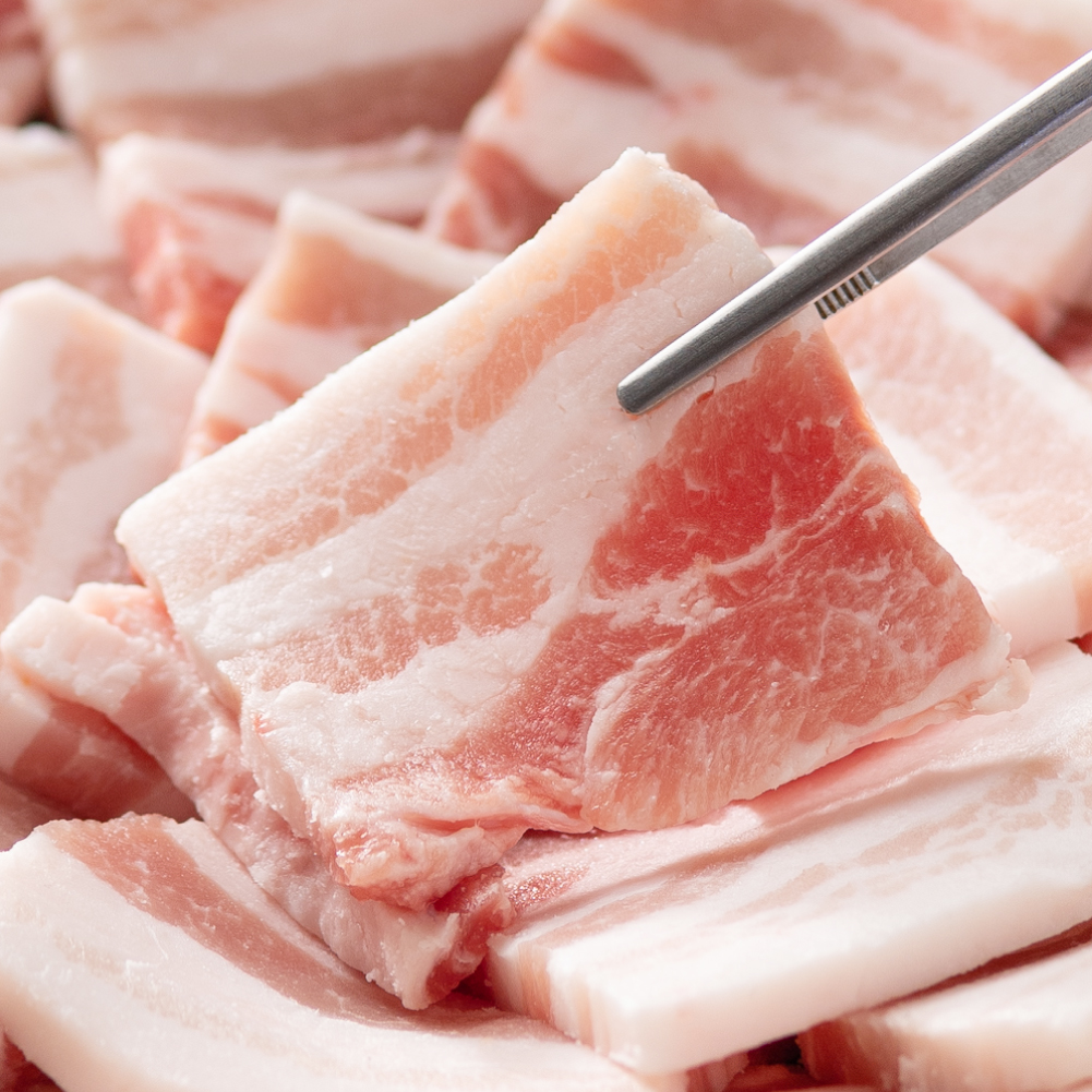 냉동 삼겹살 냉삼 수입 돼지고기 절단 대패삼겹살