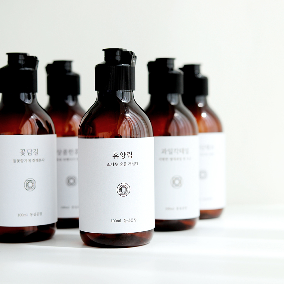 1+1 몽실공장 화장실방향제 집향기 드레스룸 욕실 원룸 방향제 리필 100ml 상콤한휴식 이미지 8