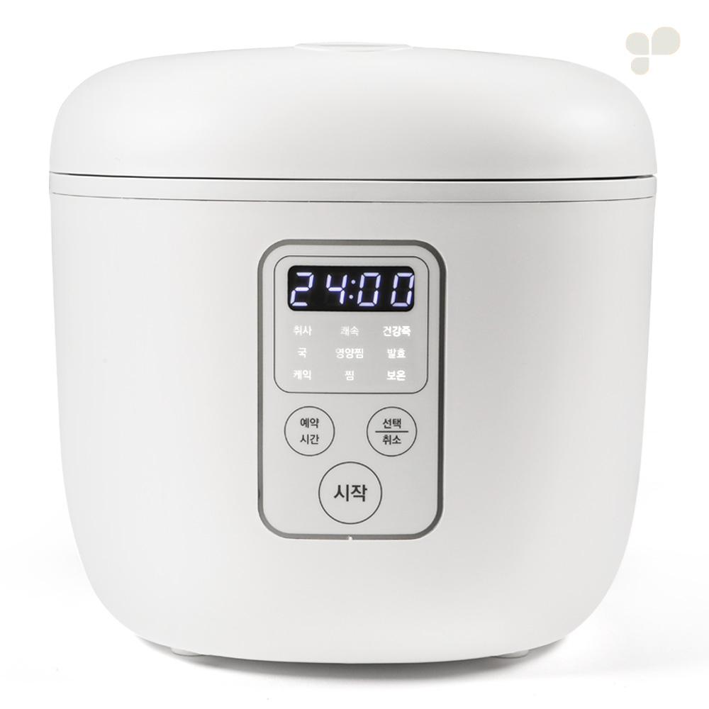 키친아트 미니 소형 전기밥솥 3인용 요리 발효 죽 밥