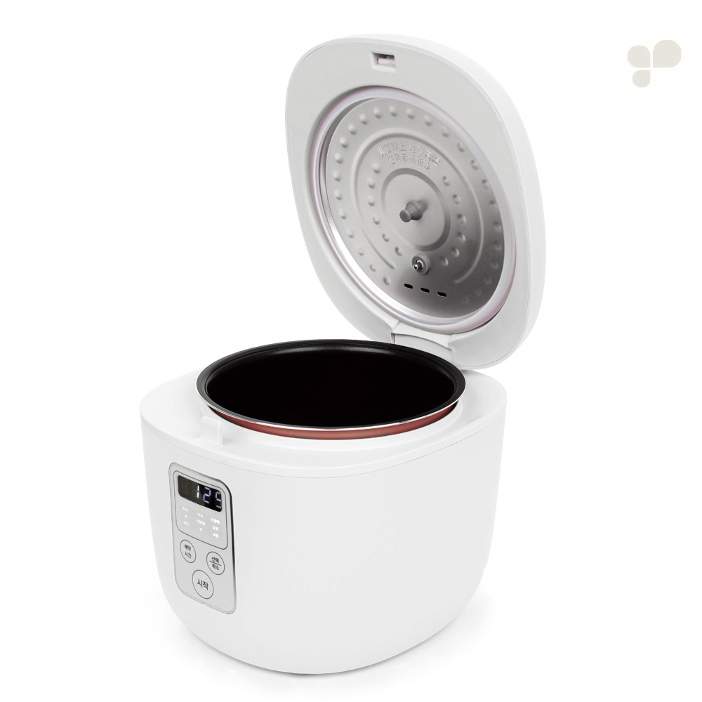 키친아트 미니 소형 전기밥솥 3인용 요리 발효 죽 밥