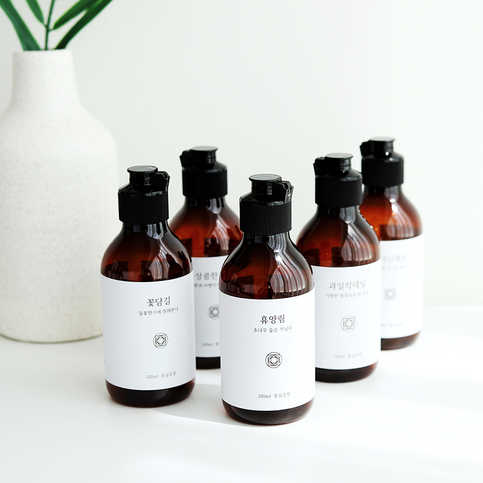 1+1 몽실공장 화장실방향제 집향기 드레스룸 욕실 원룸 방향제 리필 100ml 상콤한휴식 이미지 7