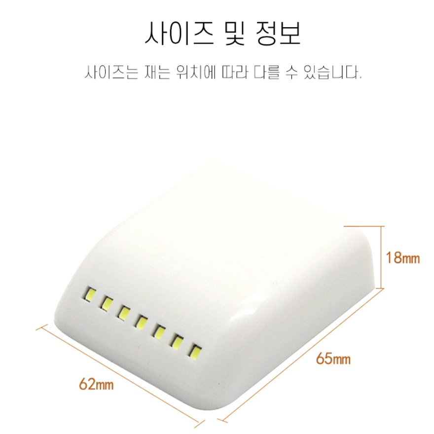 드레스룸조명 옷장조명 센서 감지 무드등 붙이는등 - 상세 이미지 2