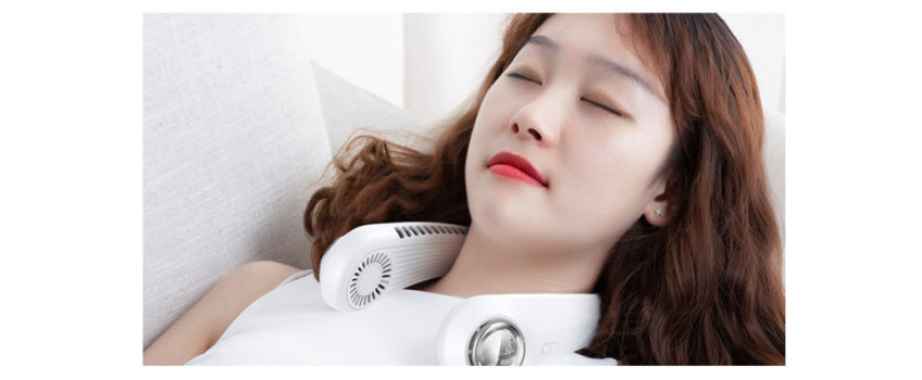 에디토 넥선풍기 목에거는 휴대용 선풍기 넥밴드 야구장 미니 목 에어컨 저소음 넥풍기 판매처 상세 정보 이미지 3