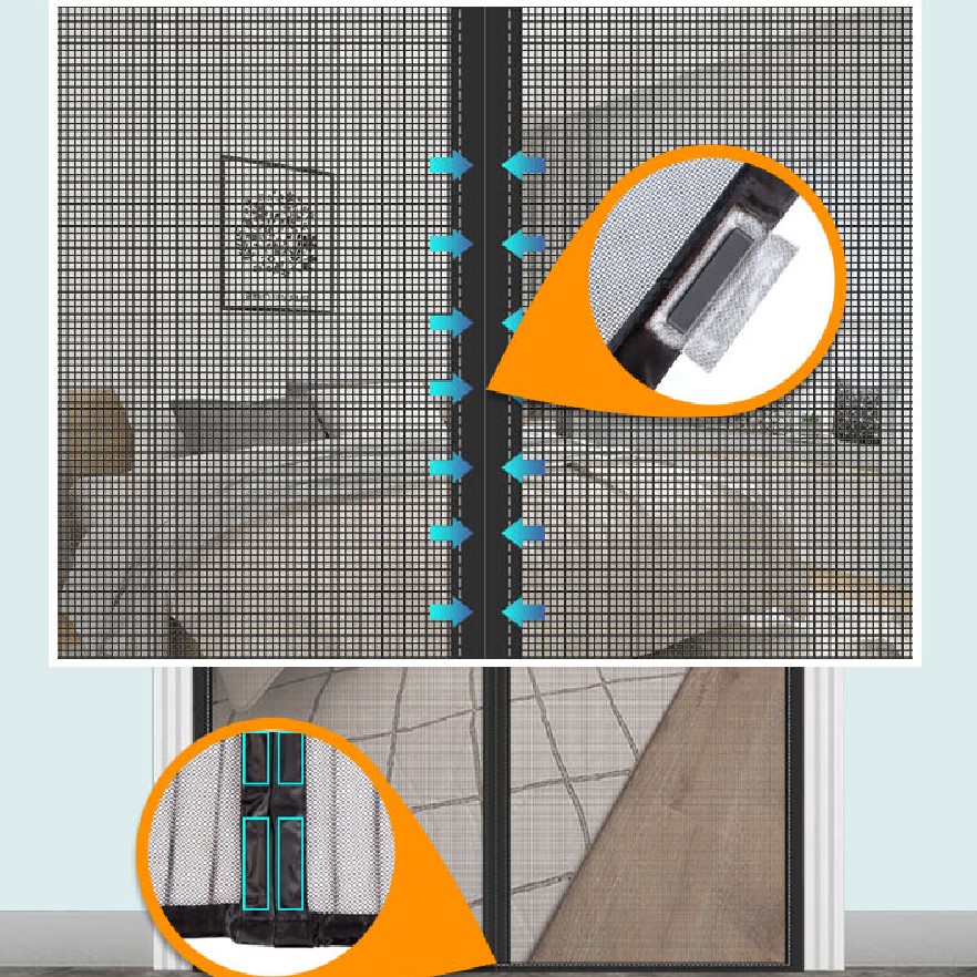 방충망 교체 실외기실 모기장 오피스텔 자석 모기장 미세먼지 차단 벨크로형 모기장 활용법