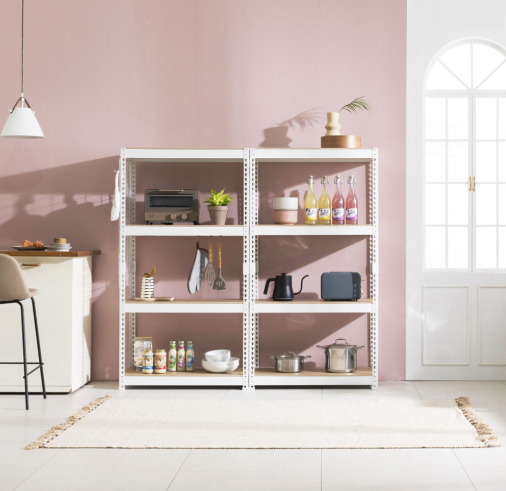 수납선반 이케아 선반 다용도 시스템 모듈 랙 선반장 요낙셀 80x38 160cm 5단