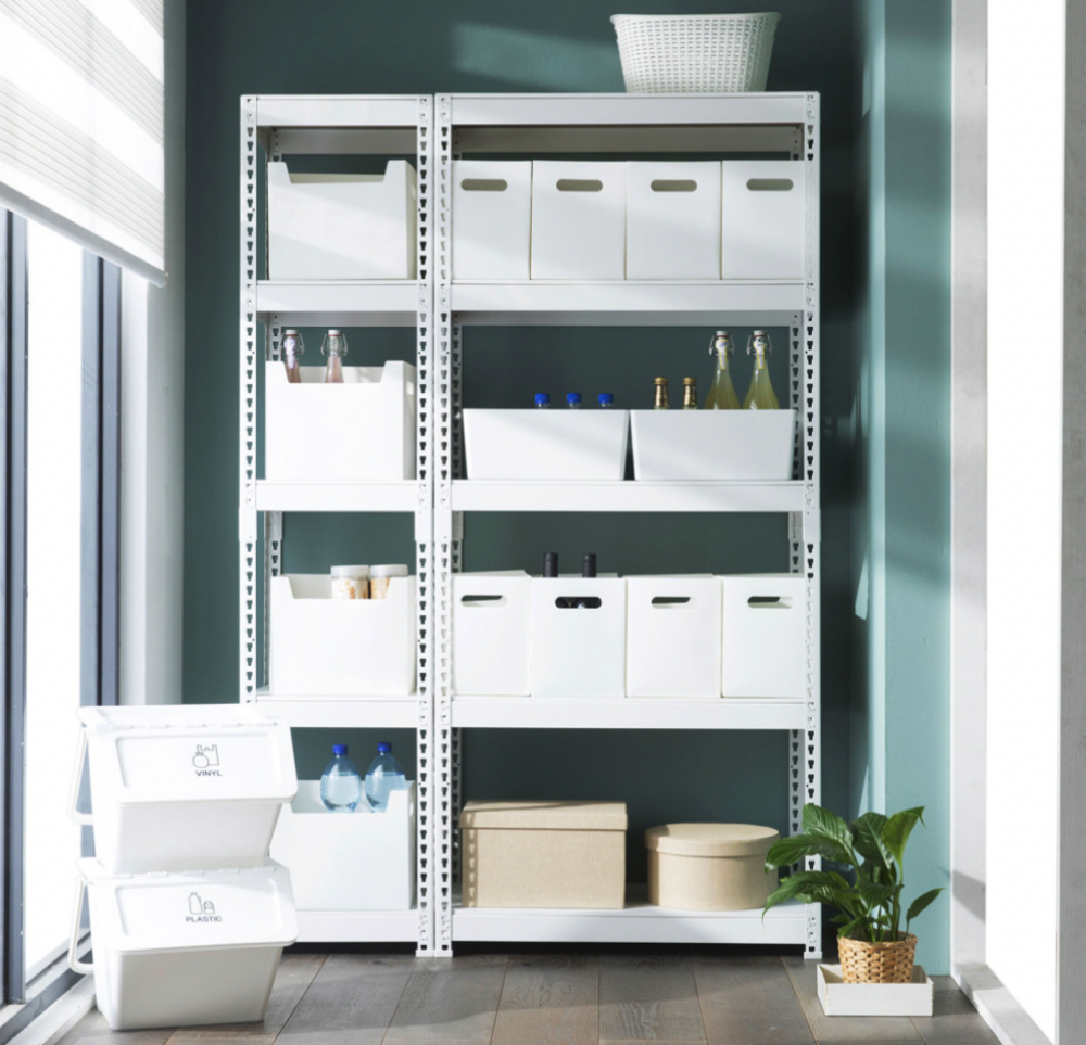 수납선반 이케아 선반 다용도 시스템 모듈 랙 선반장 요낙셀 80x38 160cm 5단