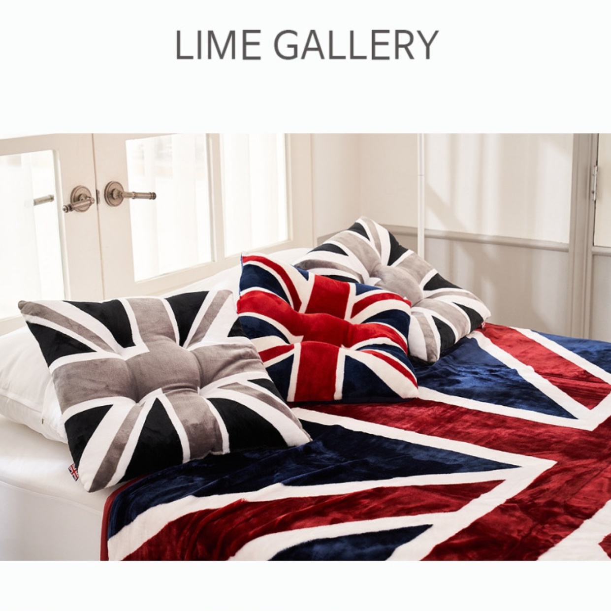 두꺼운담요 캠핑용이불 유니온잭담요 영국국기담요