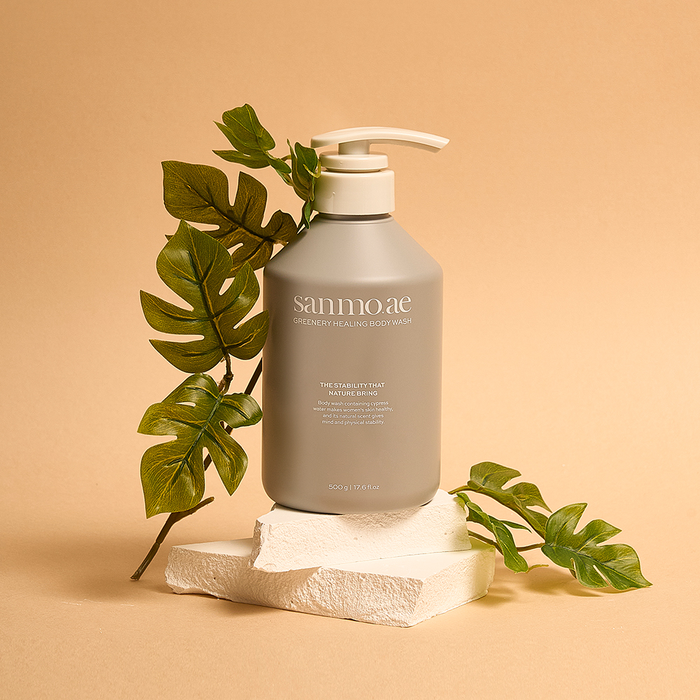 산모애 그리너리 힐링 임산부 바디워시 1000ml 저자극, 천연성분