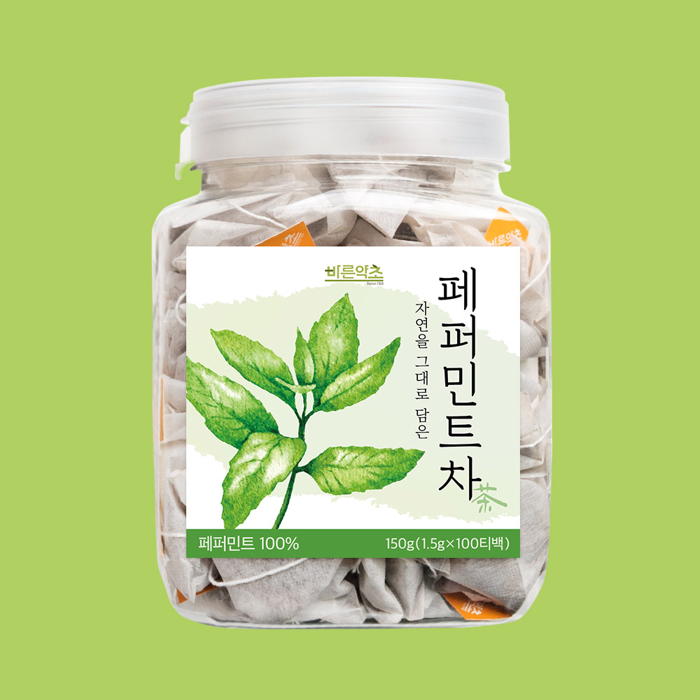 이너블릭 페퍼민트차 1.5gx100티백 페파민트 티 효능 생분해필터 외 23종 - 상품 이미지