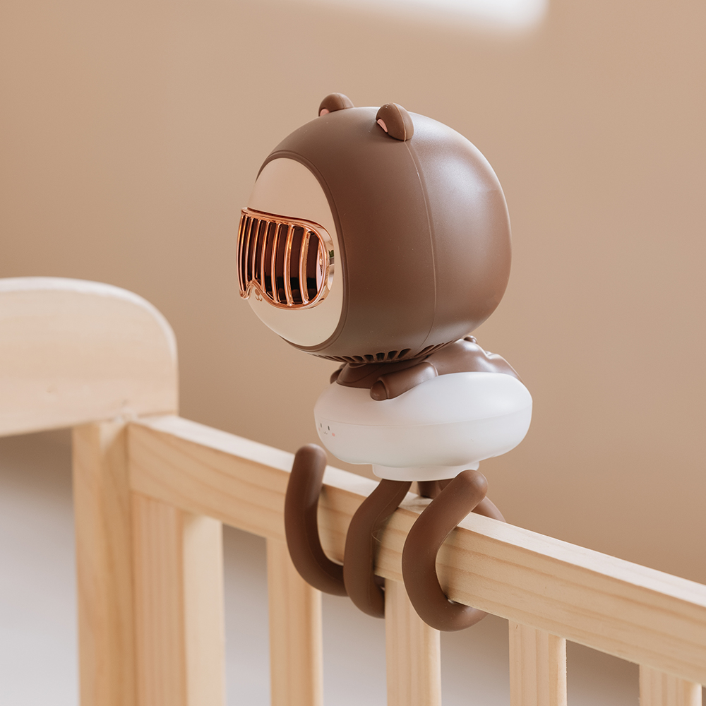 유모차선풍기 아기 문어발 거치대 리온맥스 꼬미토미