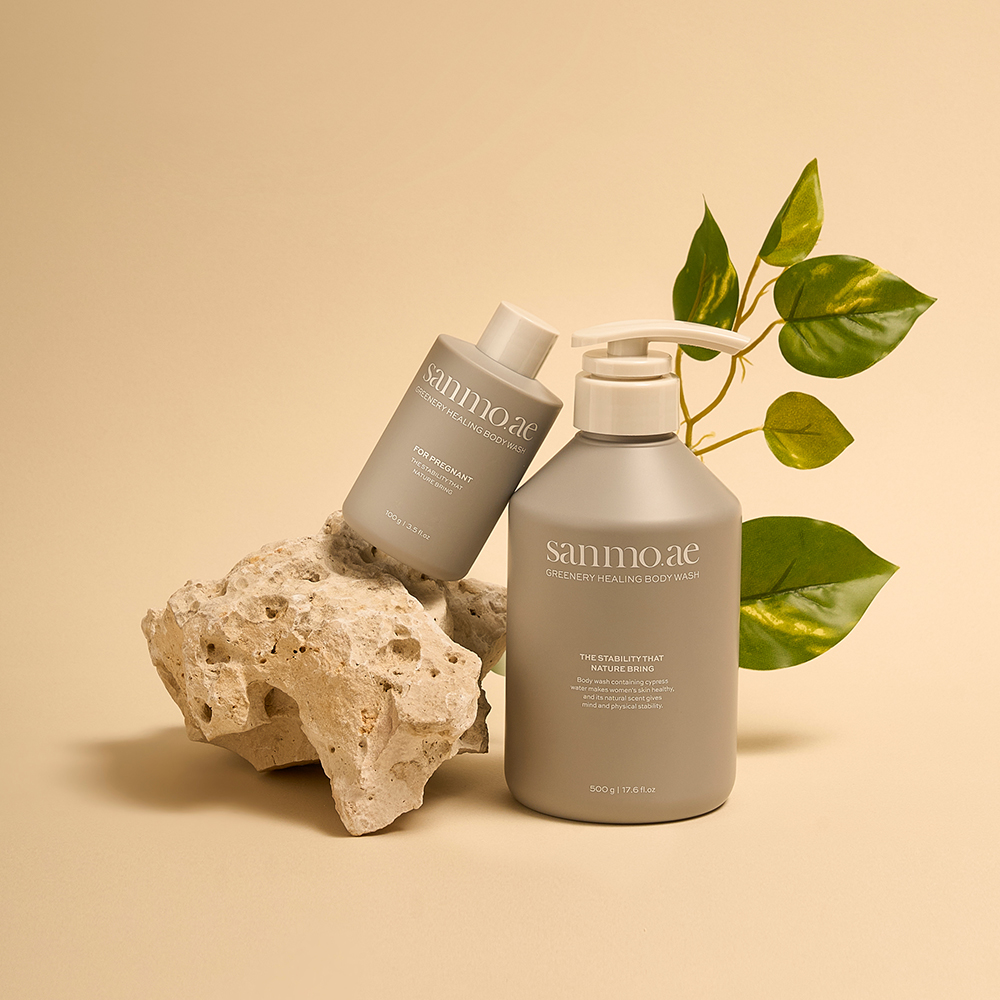 산모애 그리너리 힐링 임산부 바디워시 1000ml 저자극, 천연성분