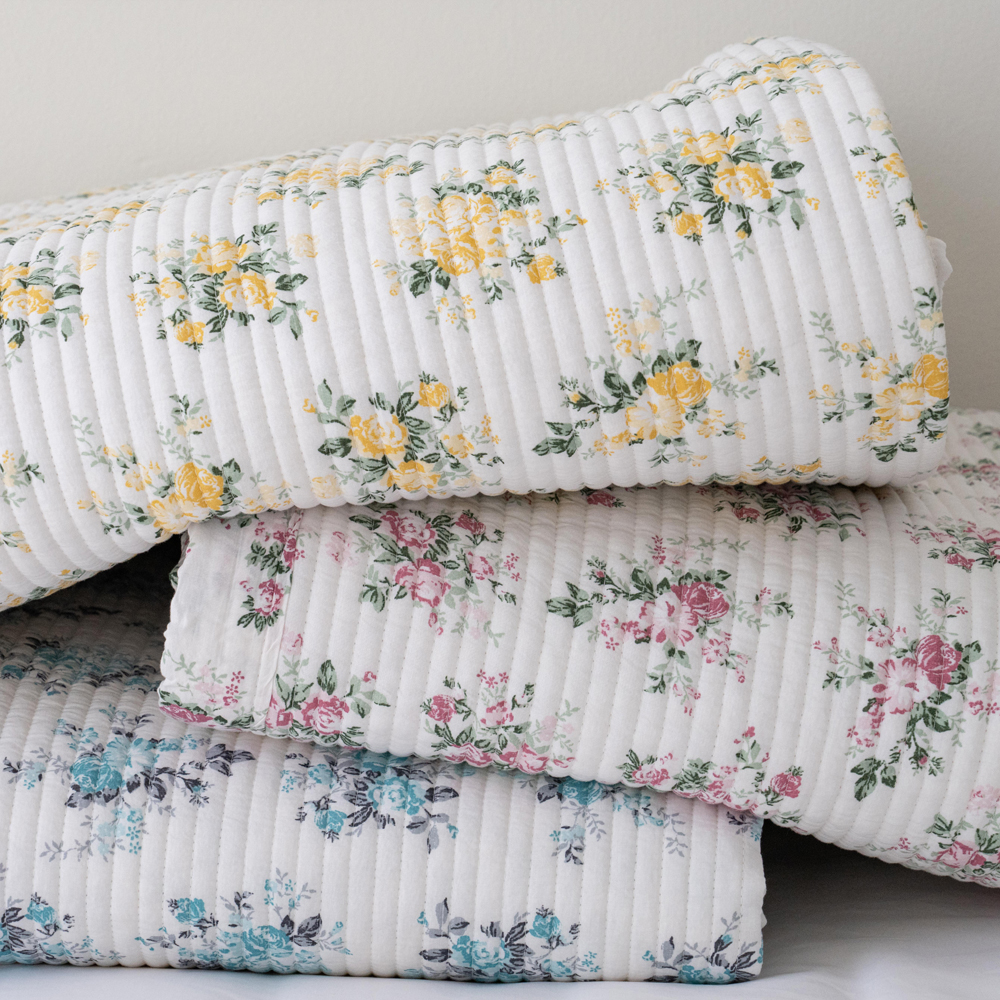 모달패드 플라워 샬롯 퀸 킹 침대패드 겸 스프레드