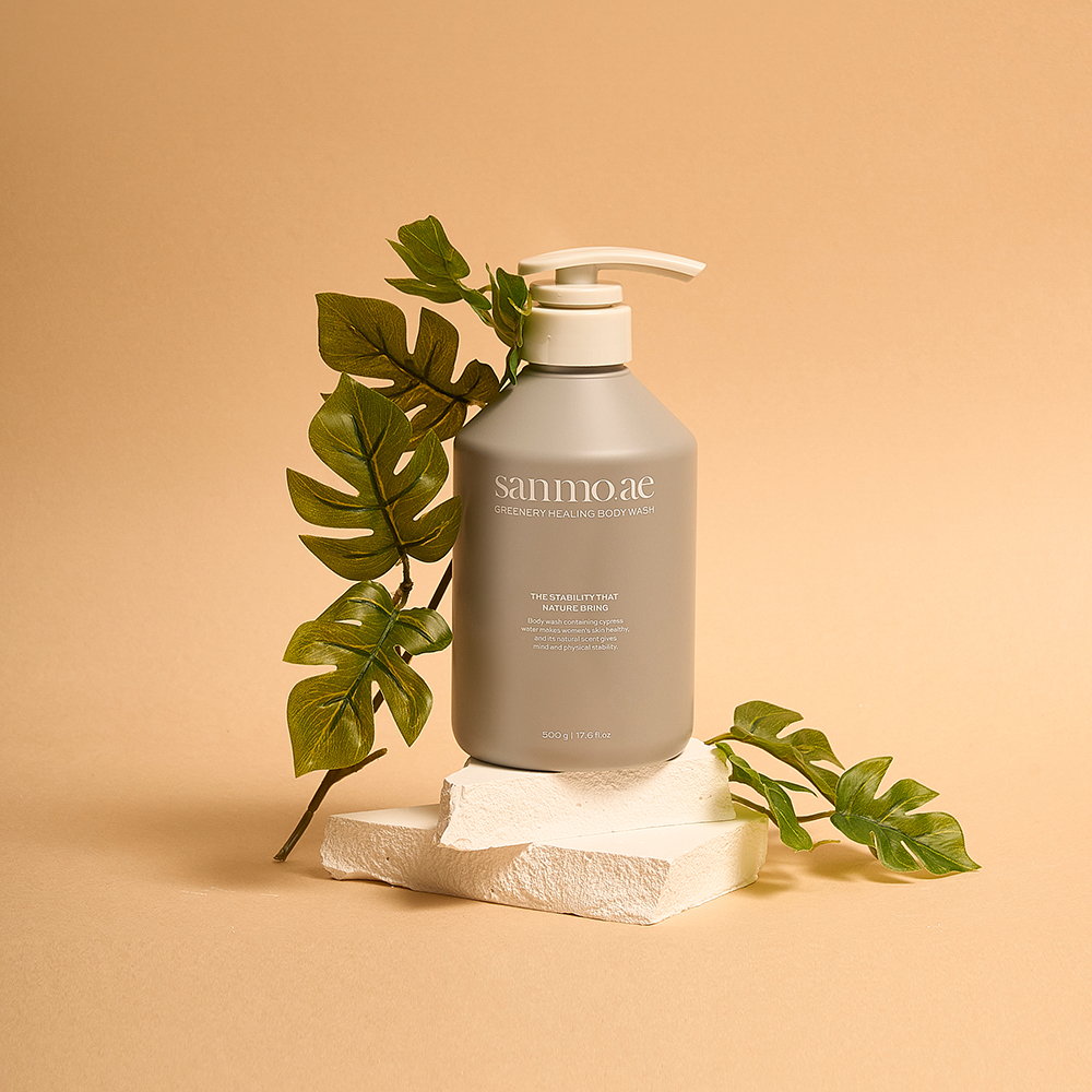 산모애 그리너리 힐링 임산부 바디워시 500g, 저자극, 천연성분