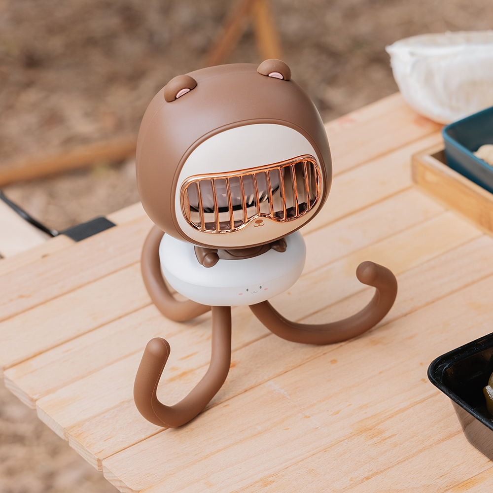 유모차선풍기 아기 문어발 거치대 리온맥스 꼬미토미