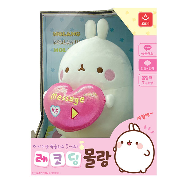 레코딩 몰랑 사운드 녹음 인형 - 상품 이미지