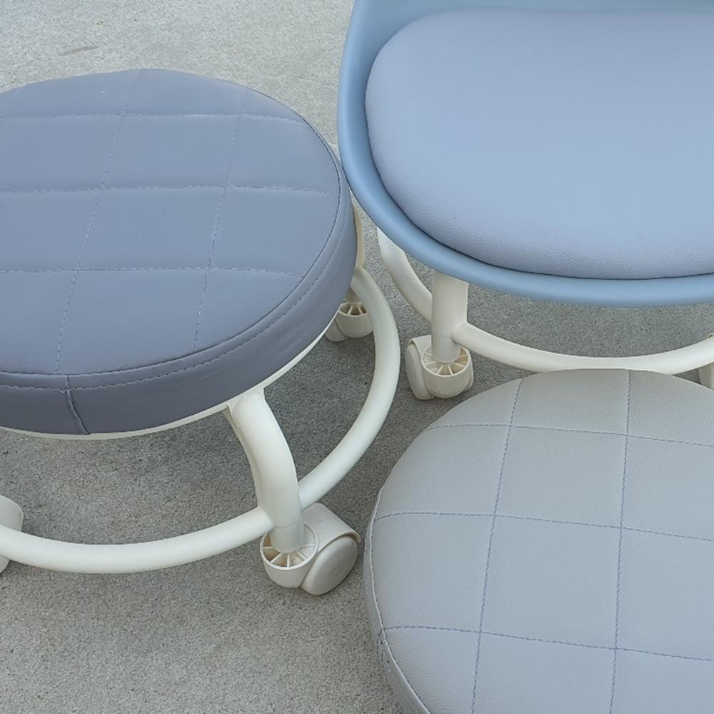 띵덕 바퀴달린 이동식 좌식 앉은뱅이 의자 1단