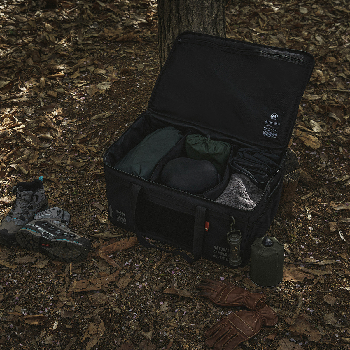 카고컨테이너 캠핑가방 커스텀백 L 멀티백 52L 수납 용품 옷 침낭 이불 대형 대용량