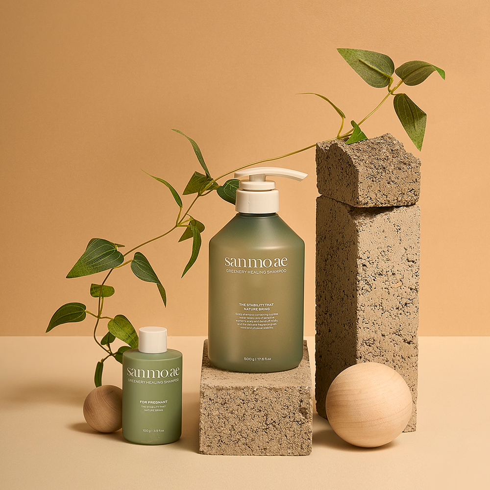 산모애 그리너리 힐링 임산부 샴푸 1000g, 안심성분, 출산선물