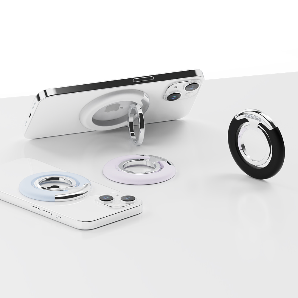 코딩 맥홀더 아이폰 자석 탈부착 맥세이프 핸드폰 그립 스마트 톡 핑거 링 KMGH23