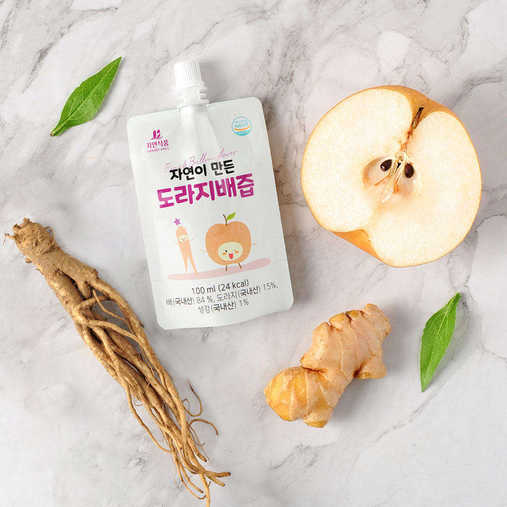 자연이 만든 도라지배즙 스파우트 100ml x 30팩 60팩 90팩